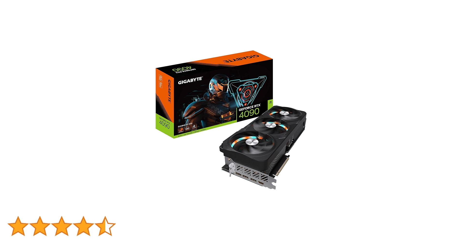 Gigabyte GeForce RTX 4090 Gaming OC 24G Graphics Card, 3X
